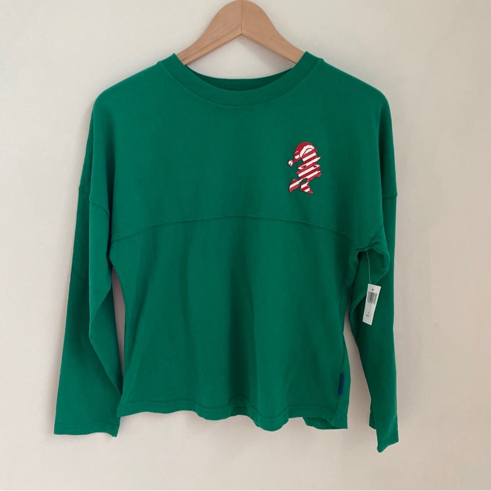 2019 Disney Parks Walt Disney World Candy Cane Minnie Youth Spirit Jersey XL NWT